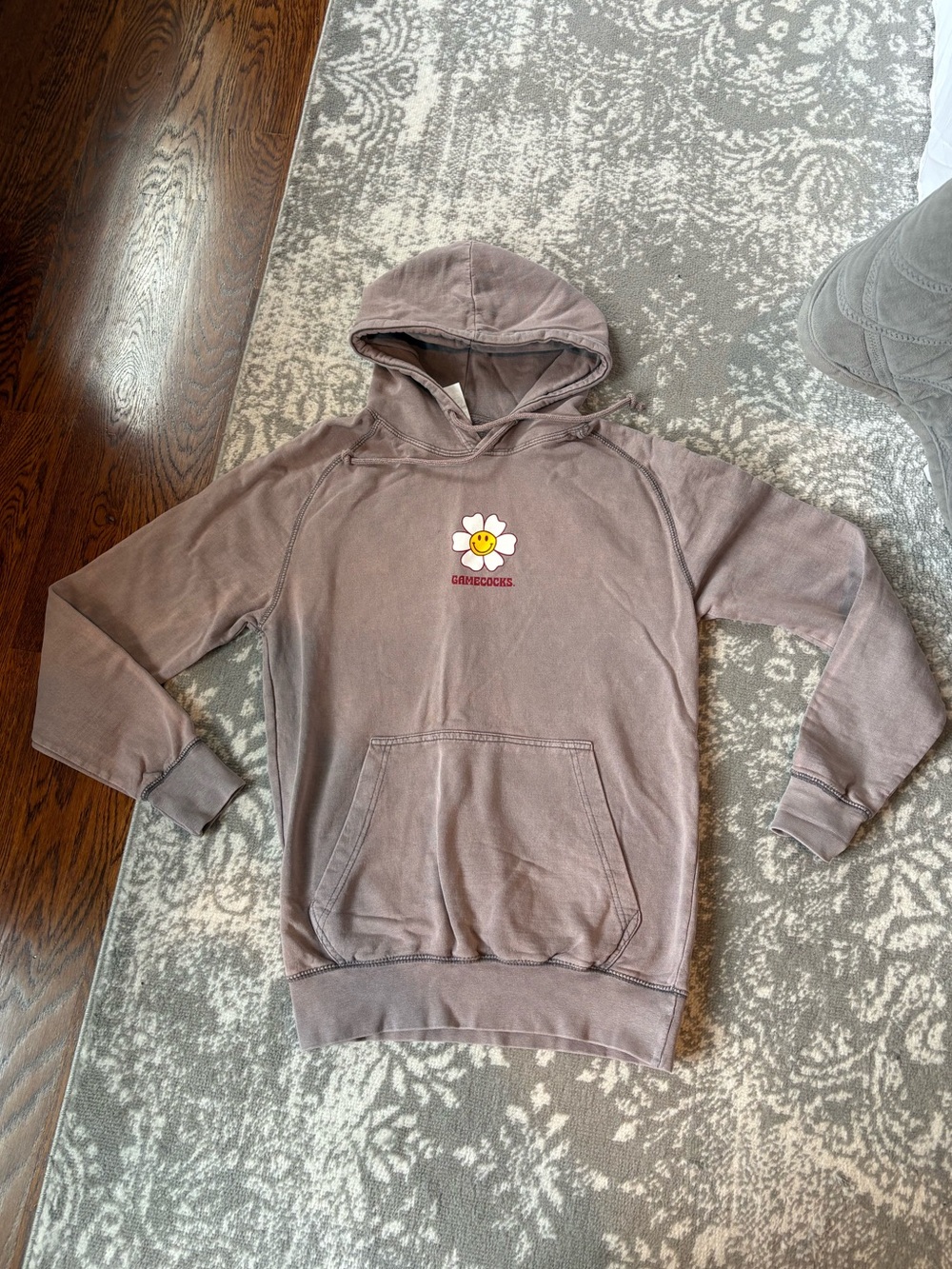 South Carolina Gamecocks Mauve women’s Hoodie with Daisy Graphic